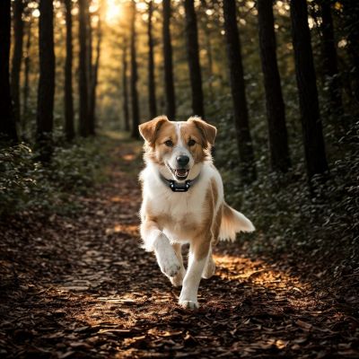 collier de dressage pour chien Vocalis sentier