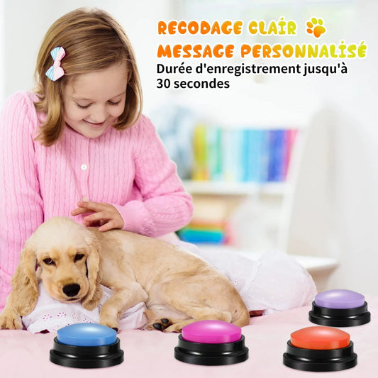 Communication Chien - Maitre Optimisée, Entrainement Facilité | Dog Buzzer™ - Accros Canins