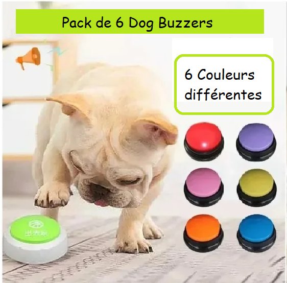 Communication Chien - Maitre Optimisée, Entrainement Facilité | Dog Buzzer™ - Accros Canins