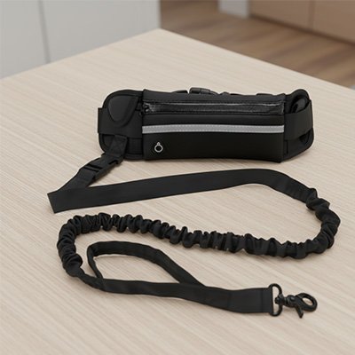 Laisse canicross Runner noir